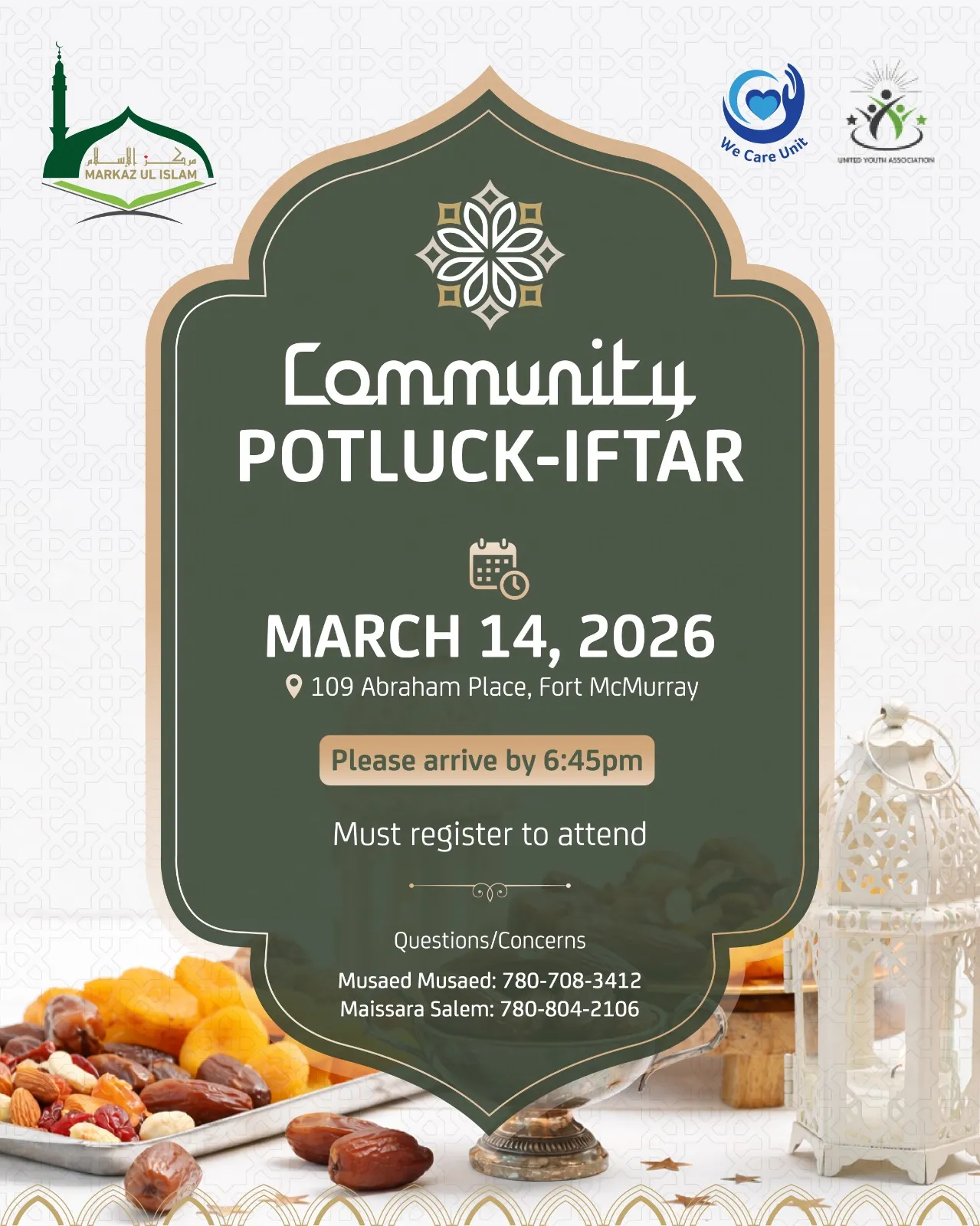 community potluck iftaar